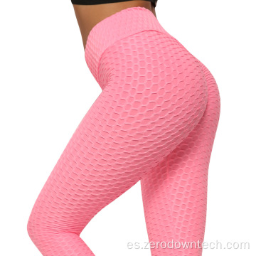 Fitness mujer Scrunch Butt Leggings coloridos pantalones de yoga Leggings con volantes Leggings de yoga de cintura alta